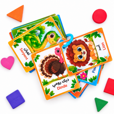 Cartes éducatives animaux pour apprendre les noms des animaux aux enfants