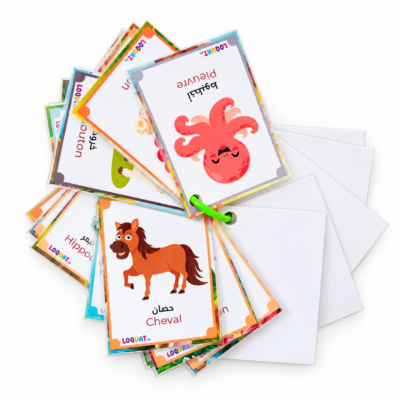 Cartes éducatives animaux pour apprendre les noms des animaux aux enfants
