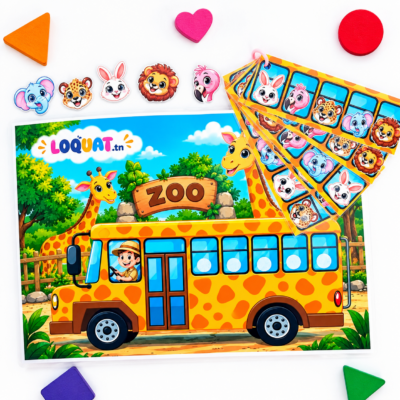enfant place animaux dans bus