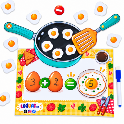 jeu éducatif œufs calcul enfant addition soustraction