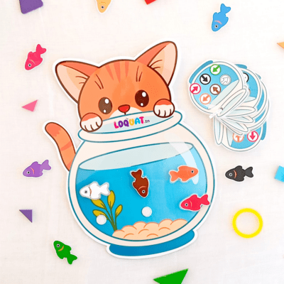 jeu éducatif enfant Tunisie couleurs directions poisson