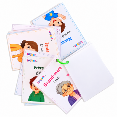 cartes éducatives famille enfant